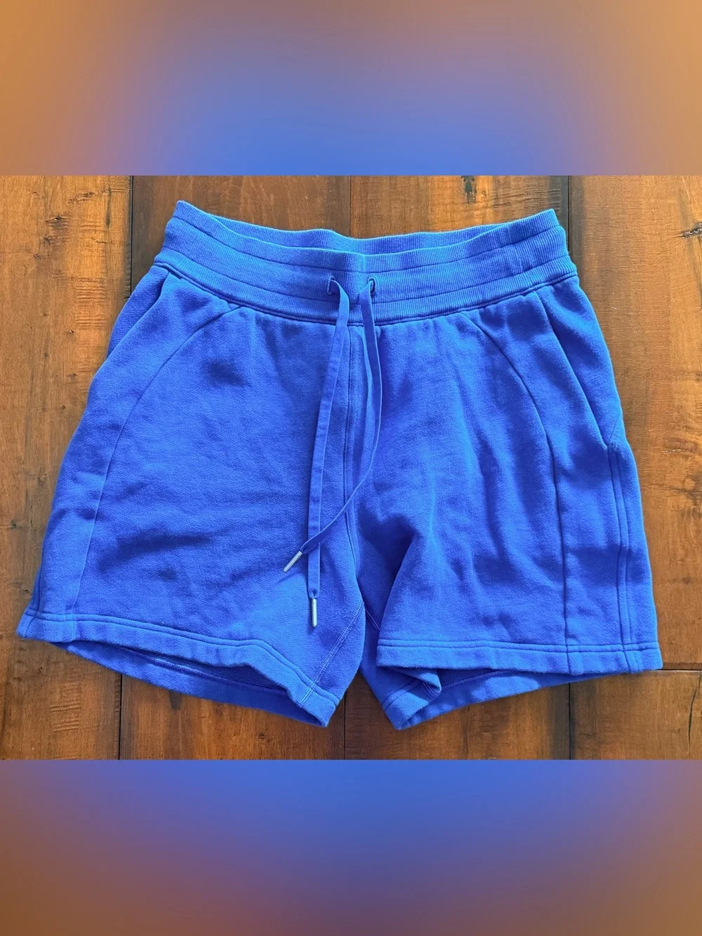 lululemon athletica Royal Blue Drawstring Athletic Shorts